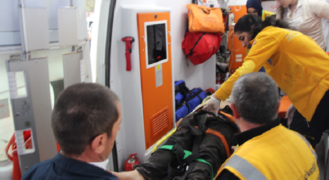 İNŞAAT SAHASINDA ELEKTRİK ÇARPTI