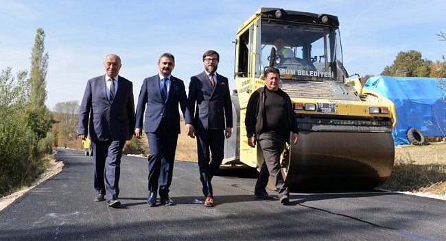 ÇORUM BELEDİYESİNDEN İLÇELERE DESTEK