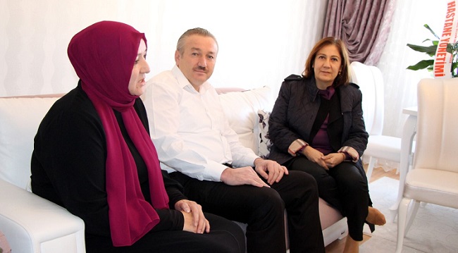 BAŞKANA GEÇMİŞ OLSUN ZİYARETİ