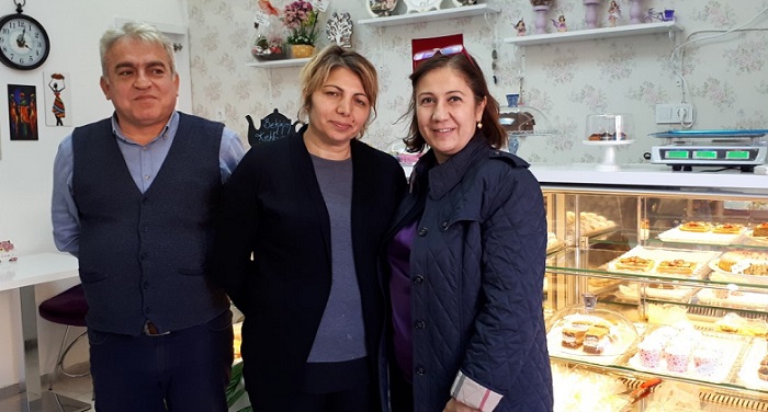 ŞEHİT AİLESİNİ ZİYARET ETTİ