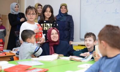 KUR’AN KURSLARINI ZİYARET ETTİ