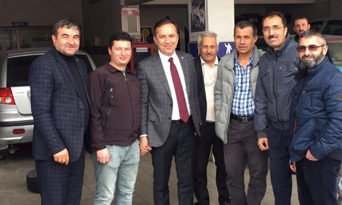 AŞAĞI SANAYİ ESNAFINI ZİYARET ETTİ