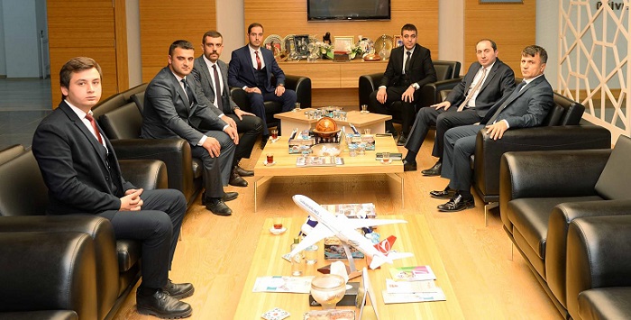 ÜLKÜCÜ BAŞKANLAR REKTÖRÜ ZİYARET ETTİ