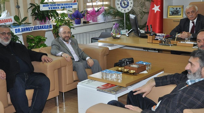 SAĞLIK MÜDÜRÜNÜ ZİYARET ETTİLER