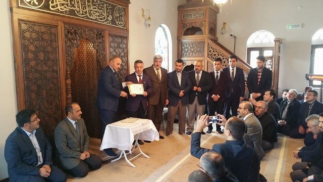 İMAMLARA BAŞARI BELGESİ