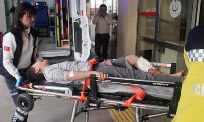 POMPALI TÜFEKLE KENDİNİ YARALADI