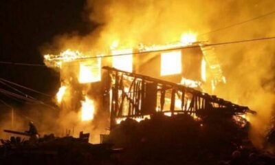 KARGI’DA BİR KADIN YANARAK CAN VERDİ