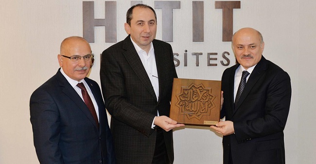 REKTÖR ALKAN’A BAŞARI DİLEDİLER