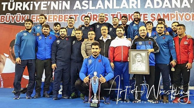 GÜREŞ TAKIMI ŞAMPİYON OLDU