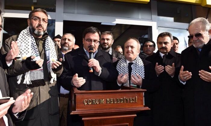 ÇORUM KUDÜS İÇİN TEK YÜREK OLDU