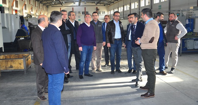 ÇORUM’DA SANAYİ TESİSLERİNİ İNCELEDİLER