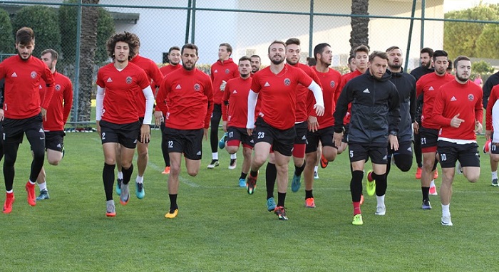 ÇORUM BELEDİYESPOR KONDİSYON ÇALIŞTI