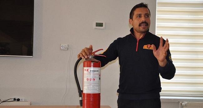 SİVİL SAVUNMA EĞİTİMİ VERİLDİ
