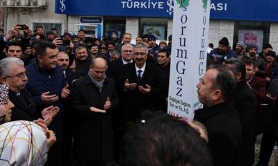 İSKİLİP’TE DOĞALGAZ SEVİNCİ YAŞANDI