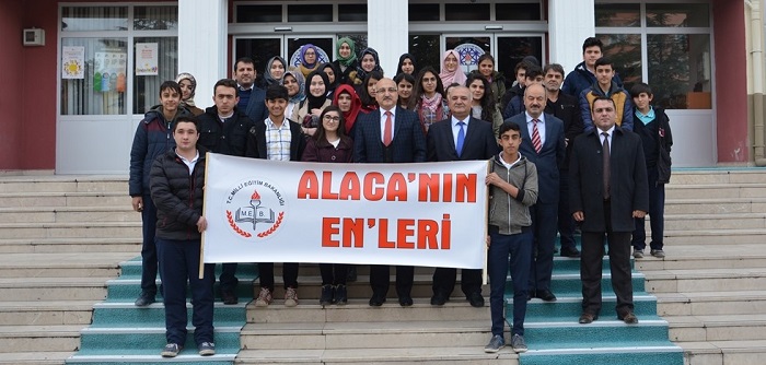 ALACA’NIN ENLERİ BÜYÜK’Ü ZİYARET ETTİ