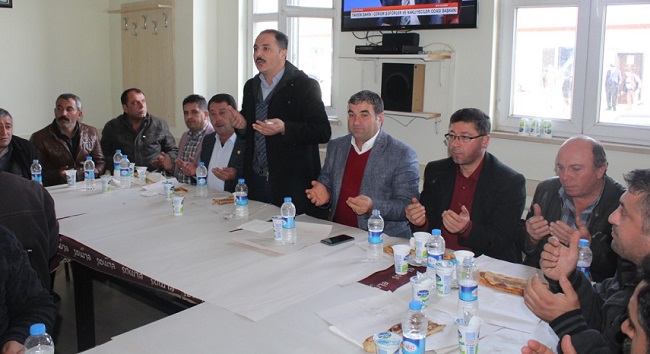 ŞOFÖRLER ODASI MEVLİT OKUTTU