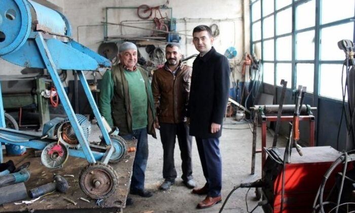 SANAYİ ESNAFINI ZİYARET ETTİ