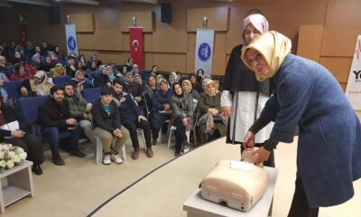 İLK YARDIM EĞİTİMİ ALDILAR