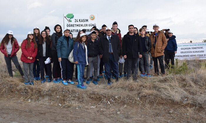 TÜM ÖĞRETMENLERE HATIRA ORMANI