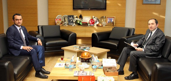 YALVAÇER REKTÖR ALKAN’I BİLGİLENDİRDİ