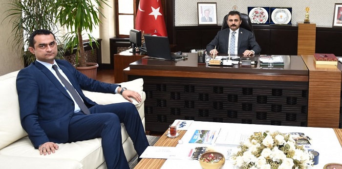 BAŞKAN KÜLCÜ’YE FAALİYETLERİ ANLATTI