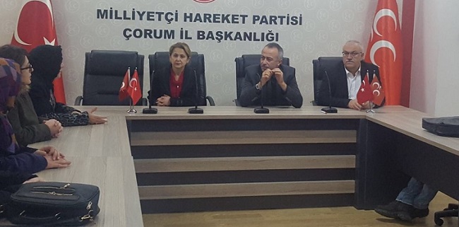 TAŞERON MAĞDURLARI MHP’Yİ ZİYARET ETTİ