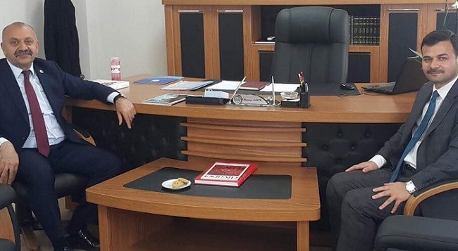 TANER İSBİR’DEN MÜFTÜ ŞAHİN’E ZİYARET