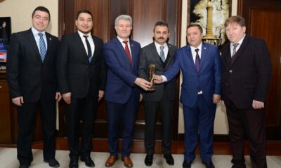 MUSTAFA ALAGÖZ’DEN VEDA ZİYARETİ
