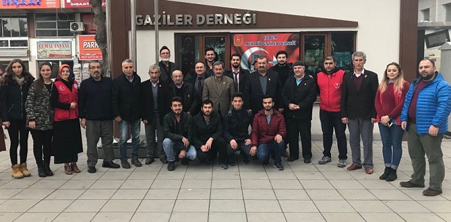 GENÇLERDEN GAZİLER DERNEĞİNE ZİYARET