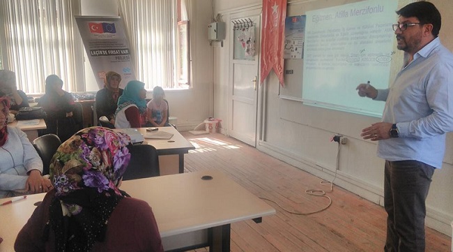 GİRİŞİMCİ KADINLAR SERTİFİKALARINI ALDI