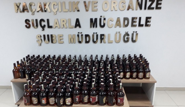 POLİSTEN KAÇAK VİSKİ OPERASYONU