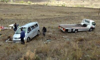 YAĞIŞLI HAVA KAZAYA SEBEP OLDU