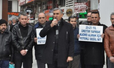 ÇORUM’DAKİ ŞEKER İŞÇİLERİ KADRO İSTEDİ