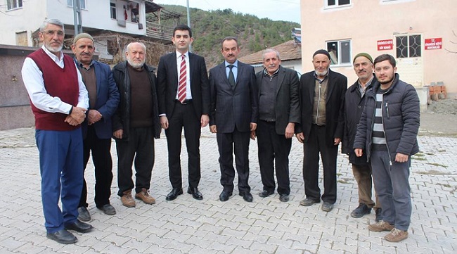 KAYMAKAM KÖYLERDE SORUNLARI DİNLEDİ
