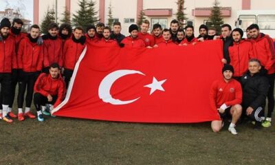 BELEDİYESPOR’DAN TÜRK BAYRAKLI DESTEK