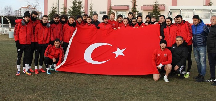 BELEDİYESPOR’DAN TÜRK BAYRAKLI DESTEK