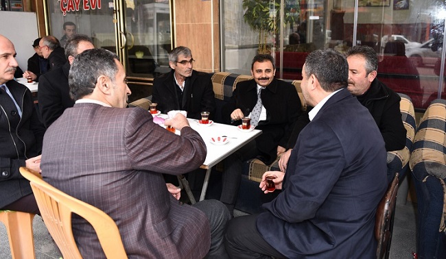 FATİH CADDESİ ESNAFINI ZİYARET ETTİ