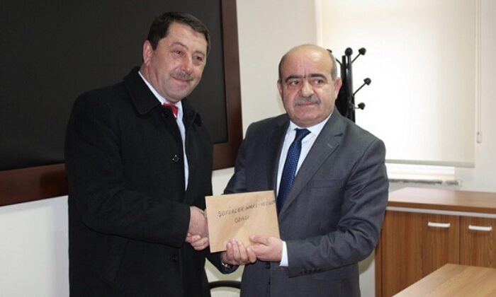 TAHSİN ŞAHİN MAZBATASINI ALDI