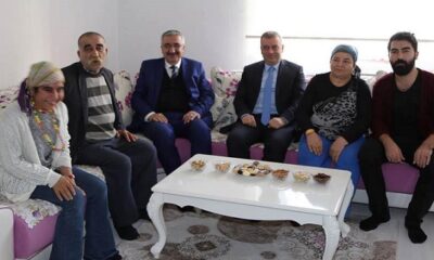 VALİ ŞEHİT AİLESİNİ ZİYARET ETTİ