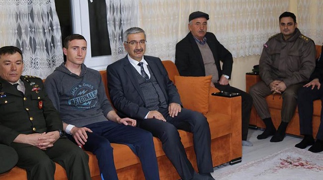 VALİ’DEN AFRİN GAZİSİNE ZİYARET