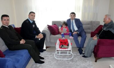 KAYMAKAM ŞEHİT AİLESİNİ ZİYARET ETTİ