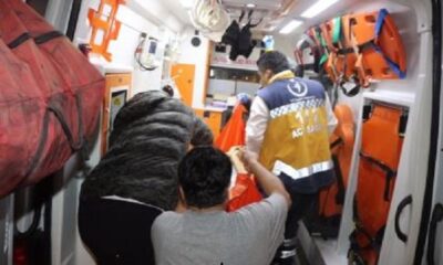 KADIN BALTAYLA KENDİNİ YARALADI