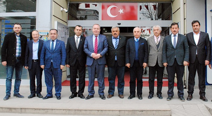 ODA BAŞKANLARI ŞAHİNER’İ ZİYARET ETTİ