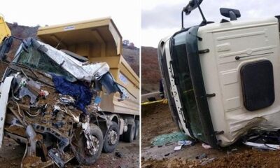 ÇORUM’DA KORKUNÇ KAMYON KAZASI