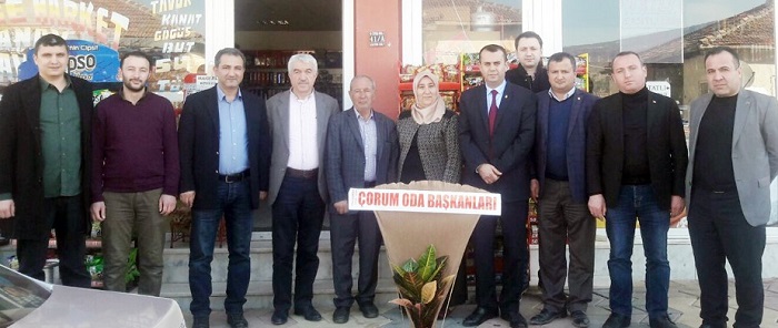 KADIN ODA BAŞKANINI TEBRİK ETTİLER
