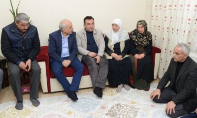 ŞEHİT AİLESİNİ ZİYARET ETTİLER