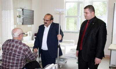 BAŞKAN ŞEN HASTALARA MORAL VERDİ