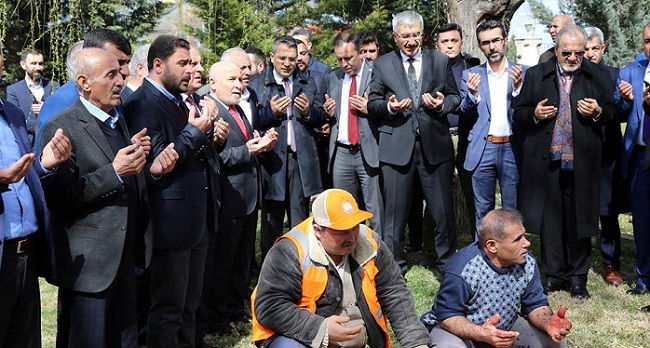 AFRİN ŞEHİTLERİ İÇİN MEVLİT OKUTULDU