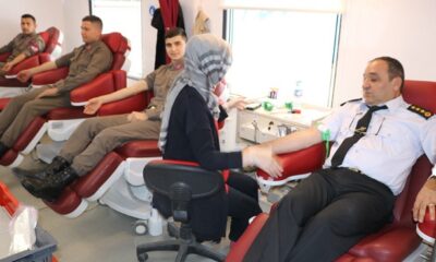 JANDARMADAN KAN BAĞIŞINA DESTEK