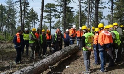ORMANDA EĞİTİM TATBİKATI YAPILDI